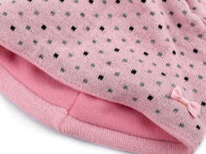 Dívčí zimní čepice s bambulí Capu