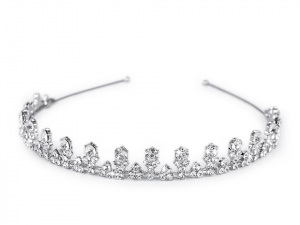 Štrasová čelenka / korunka do vlasů