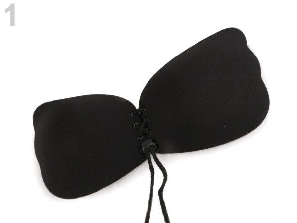 Samodržící neviditelná push up podprsenka se šněrováním