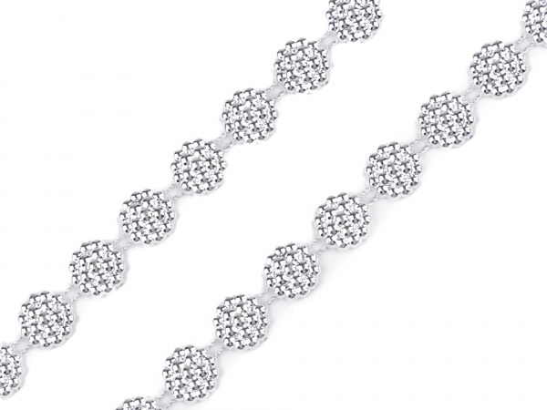 Květ na šňůře / borta šíře 10 mm