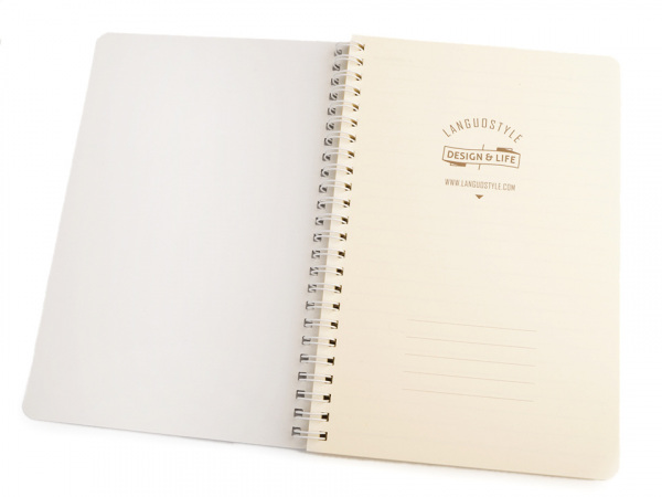 Blok / zápisník linkovaný A5 kočka Languo