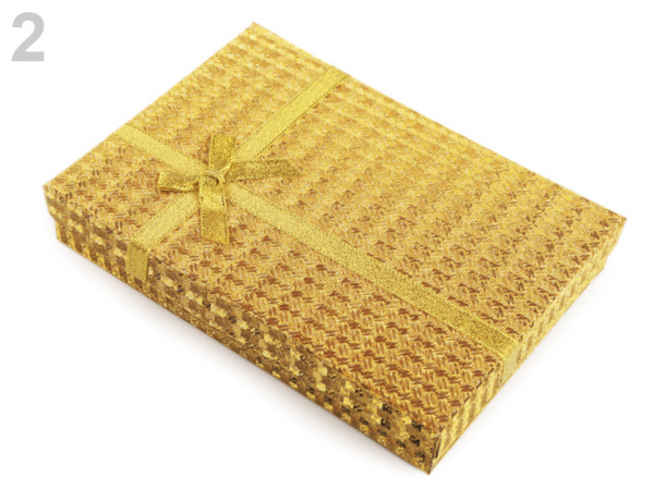 Krabička exklusivní s mašlí 13x18 cm