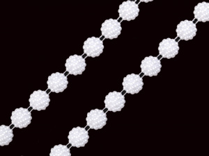 Květ na šňůře / borta šíře 10 mm