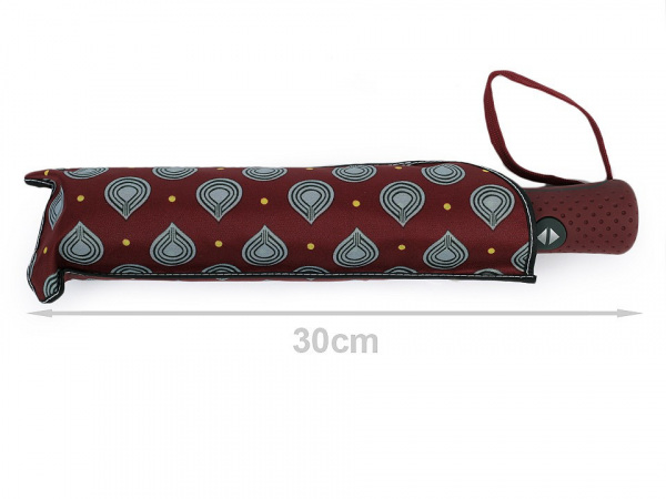 Dámský skládací vystřelovací deštník kapky