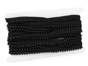 Prýmek / paspulka s perlami šíře 13 mm