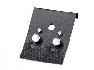 Sada náušnic 2 vel. z nerezové oceli s broušenými kamínky