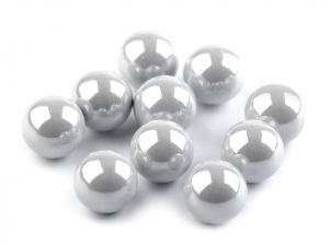 Dekorační kuličky / perly bez dírek Ø8 mm lesklé