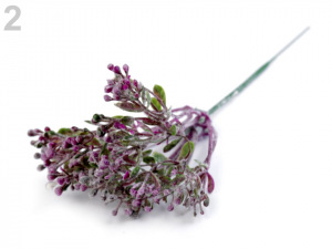 Umělý nevěstin závoj ojíněný k aranžování