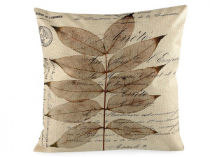 Povlak na polštář list 44x44 cm