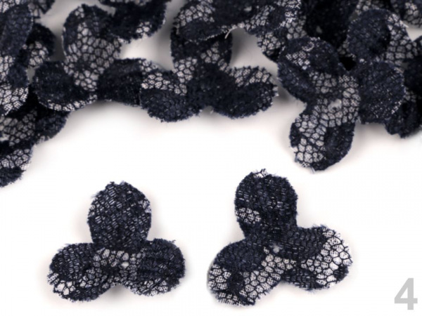 Polotovar k výrobě květů 3D Ø28 mm krajkový