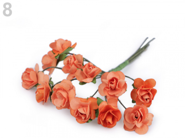 Růže na drátku / polotovar na vývazky Ø16 mm