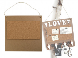 Tabulka s korkem / nástěnka k dozdobení