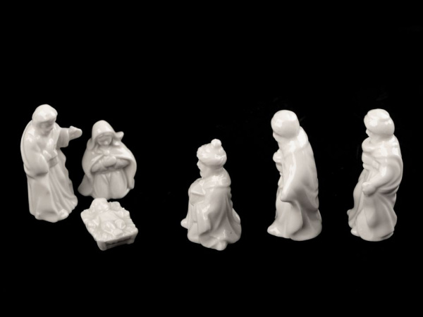 Keramický betlém miniatury