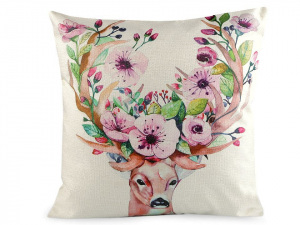 Povlak na polštář jelen 44x44 cm