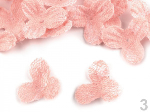 Polotovar k výrobě květů 3D Ø28 mm krajkový