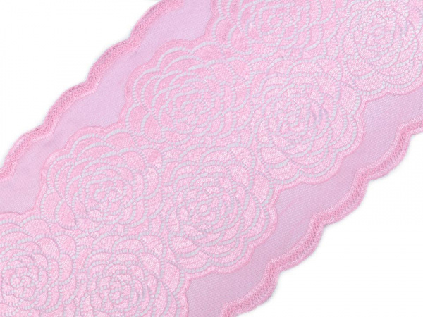 Elastická krajka / vsadka / běhoun šíře 20 cm