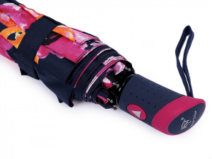 Dámský skládací vystřelovací deštník květy