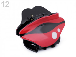 Skřipec do vlasů květ, jahoda, třešně, pusa