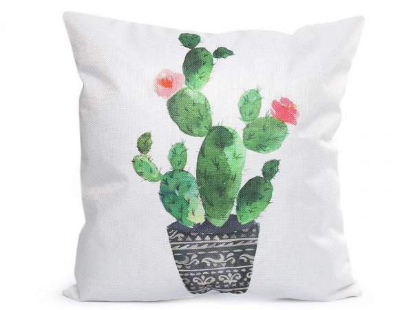 Povlak na polštář kaktus 44x44 cm