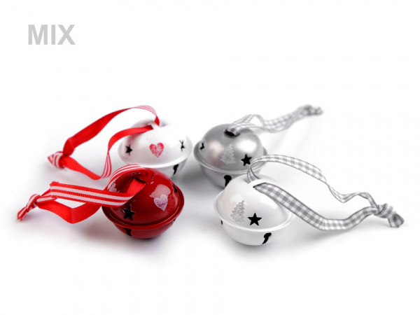 Rolničky srdce, stromeček Ø40 mm