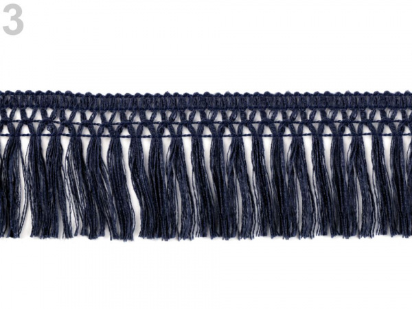 Bavlněné třásně šíře 55 mm