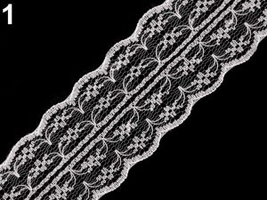 Silonová krajka / vsadka šíře 45 mm