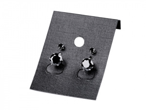 Sada náušnic 2 vel. z nerezové oceli s broušenými kamínky