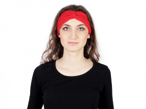 Látková čelenka pin-up překřížená