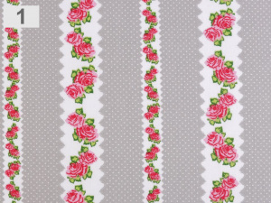 Bavlněná látka růže