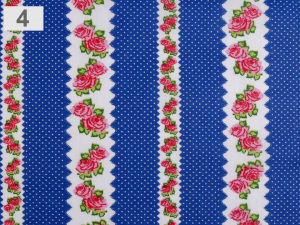 Bavlněná látka růže