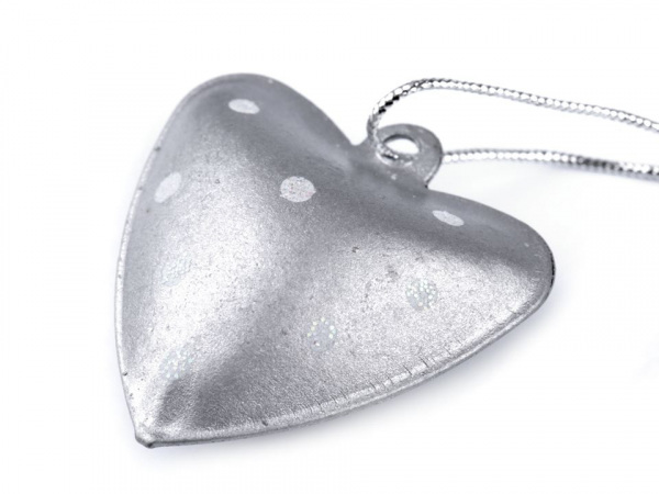 Kovové srdce 35x35 mm