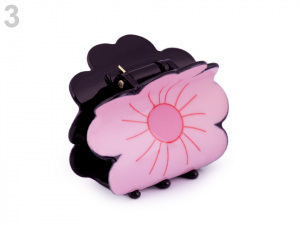 Skřipec do vlasů květ, jahoda, třešně, pusa