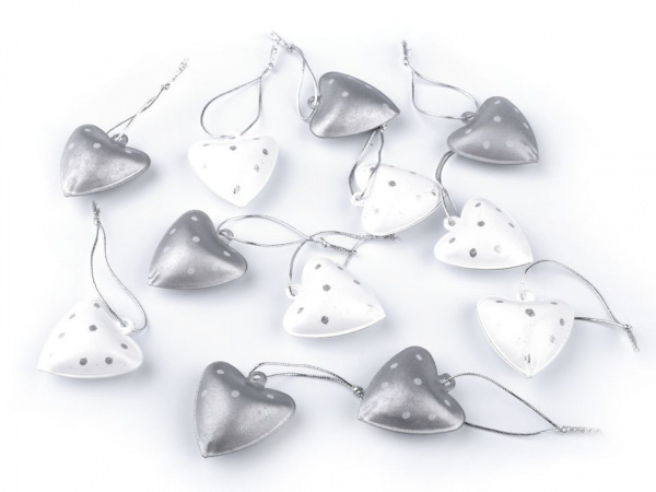 Kovové srdce 35x35 mm