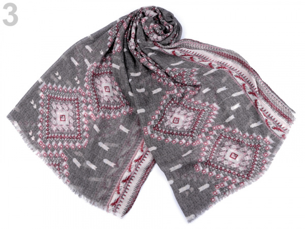 Šála etno 90x180 cm