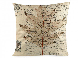 Povlak na polštář list 44x44 cm