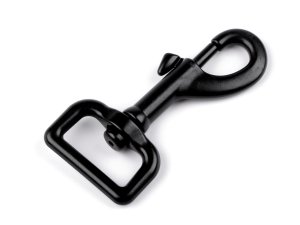 Mohutná kovová karabina s obrtlíkem průvlek 25 mm