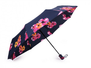 Dámský skládací vystřelovací deštník květy