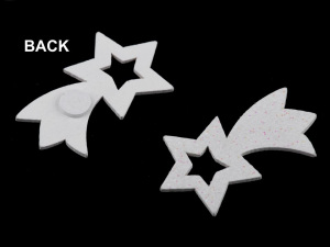 Samolepicí kometa s glitry