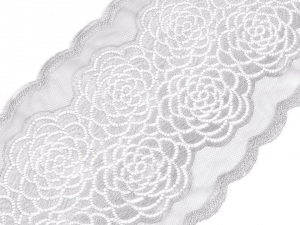 Elastická krajka / vsadka / běhoun šíře 20 cm