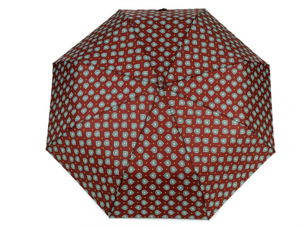 Dámský skládací vystřelovací deštník kapky