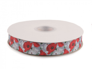 Stuha vlčí máky šíře 25 mm