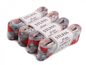 Stuha vlčí máky šíře 25 mm