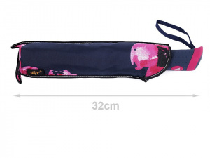 Dámský skládací vystřelovací deštník květy