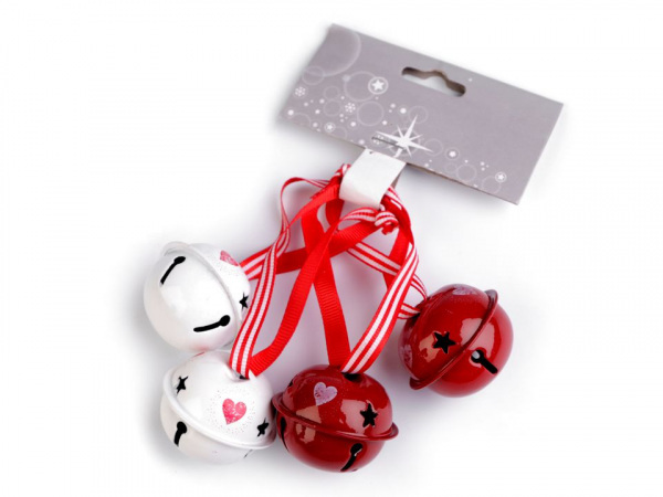 Rolničky srdce, stromeček Ø40 mm