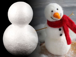 Sněhulák 12x18 cm polystyren