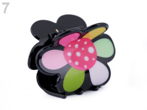 Skřipec do vlasů květ, jahoda, třešně, pusa