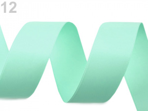 Atlasová / hedvábná stuha oboulící šíře 26 mm matná