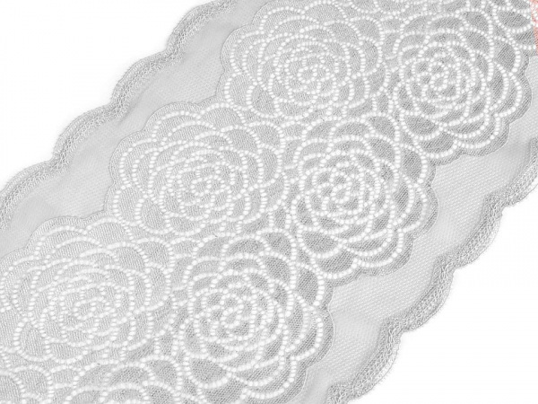 Elastická krajka / vsadka / běhoun šíře 20 cm