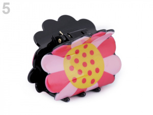 Skřipec do vlasů květ, jahoda, třešně, pusa