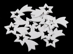 Samolepicí kometa s glitry